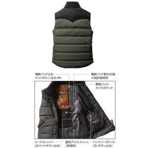 防寒服 バートル 作業着 BURTLE サーモ...の詳細画像5