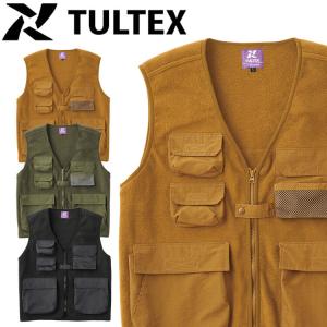 TULTEX タルテックス フリースベスト 23550 秋冬 アイトス 軽防寒 保温 軽量 ストレッチ 作業服 作業着 2023年秋冬新作｜michioshop