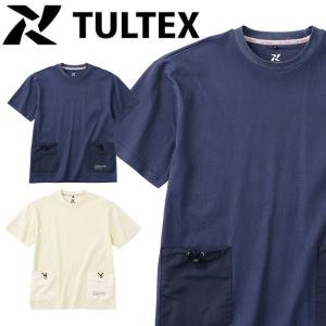 [6月上旬入荷先行予約]作業服 TULTEX タルテックス 半袖Tシャツ 24384 春夏 アイトス AITOZ レディース 綿100% 冷感 2024年春夏新作｜michioshop