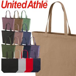 United Athle  CAB ユナイテッドアスレ レギュラー キャンバス トートバッグ 1460-01 Lサイズ カラー エコバック｜michioshop