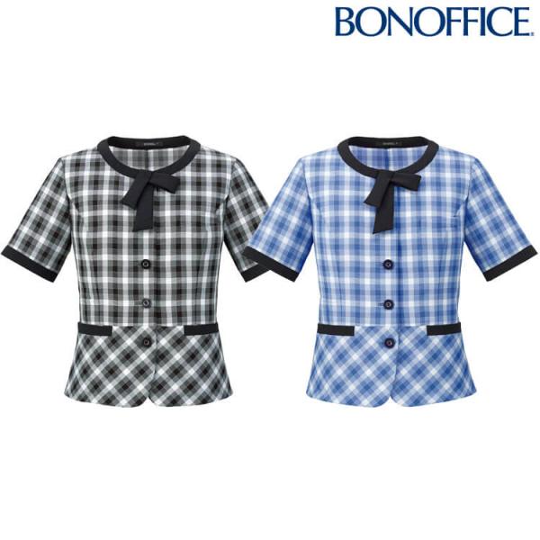 事務服 制服 BONOFFICE ボンオフィス ボンマックス オーバーブラウス AJ0856 S32...