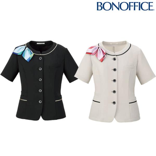 事務服 制服 BONOFFICE ボンオフィス ボンマックス オーバーブラウス BCJ0715 B2...