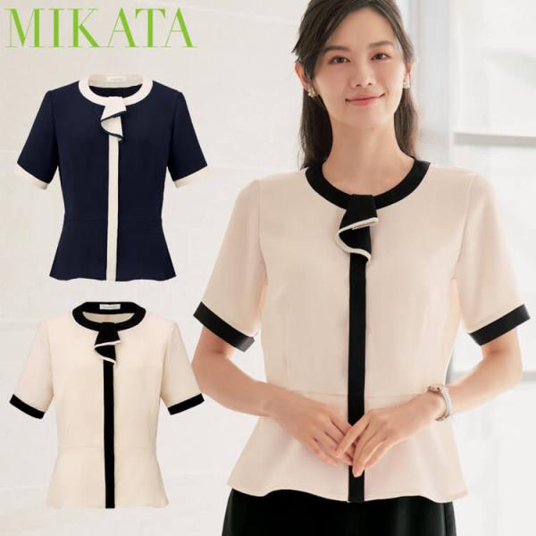 事務服 制服 受付 セレクトステージ シャンナーレ shannale  半袖 オーバーブラウス SN...