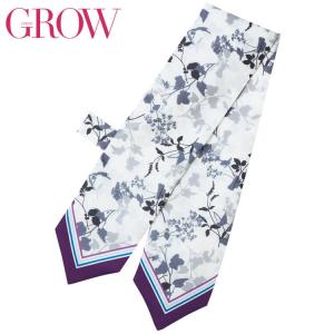 オフィス 事務服 制服 受付 SERVO サーヴォ GROW (グロウ) ボタニカル スカーフ GNTL-1922 日比谷花壇コラボレーション