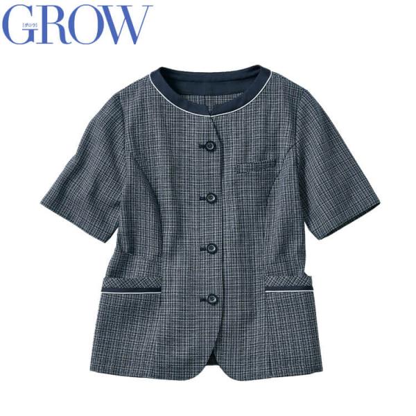 事務服 SERVO サーヴォ GROW (グロウ)  春夏 オーバーブラウス GOBL-2406  ...