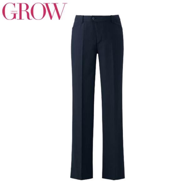 事務服 SERVO サーヴォ GROW  グロウ パンツ GPAL-1558 ヴィオラ・ストライプ