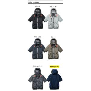 エアークラフト サイドバック 半袖ブルゾン+フ...の詳細画像2