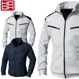 4つ穴ファン付き作業着 HOOH 快適ウェア 村上被服 ストレッチ長袖ブルゾン(ファンなし) V9502