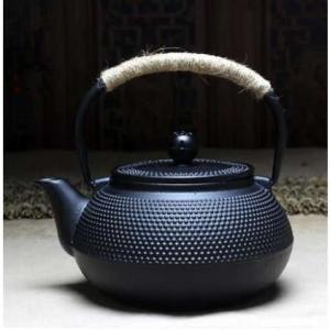 鉄瓶 茶道具 鉄器 提梁壺 急須 鉄瓶　あられ 小粒　小型0.9l