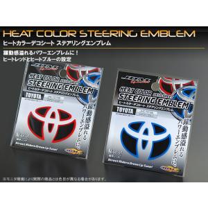 トヨタ　ハリアー　３０系　ＪＤＭ　ヒートカラーデコシート　ステアリングエンブレム