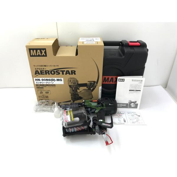 未使用品 MAX マックス HN-90N6(D)-MG ZT92287 釘打機スーパーネイラ 高圧コ...