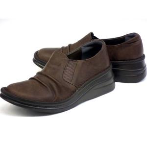 ニコ NICO 8303 DBR レディース レザー カジュアルシューズ 送料無料