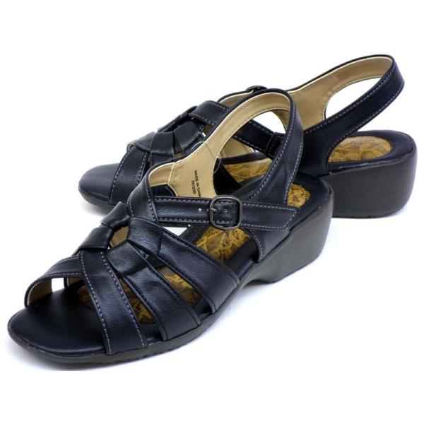 Pansy 心地よい履きここちで普段使いにぴったり レディースウェッジソールサンダル　パンジー 54...