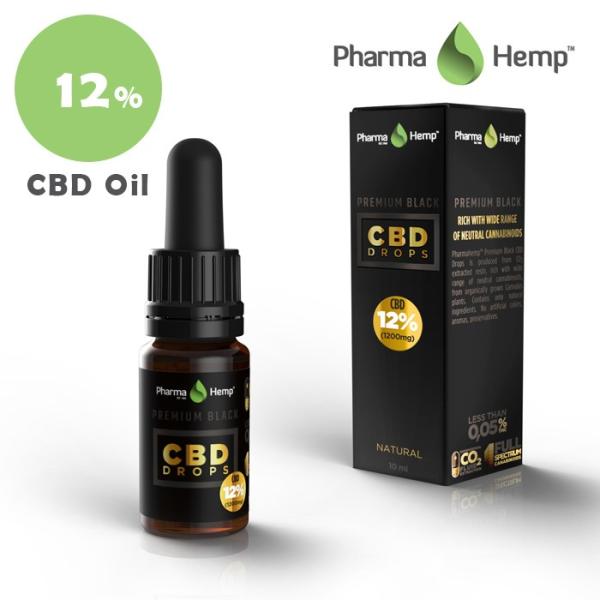 CBD オイル 12% 1200mg 10ml ファーマヘンプ ファーマスペクトラム 高濃度 CBD...