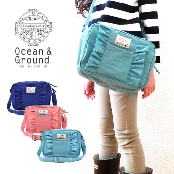 フリルショルダーバッグ FRILL 通園バッグ Ocean＆Ground オーシャンアンドグラウンド...