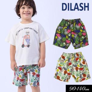 子供服 DILASH トロピカル 総柄 パンツ 4.5分丈 キッズ 男の子 ジュニア ストレッチ 2023夏｜mickykids