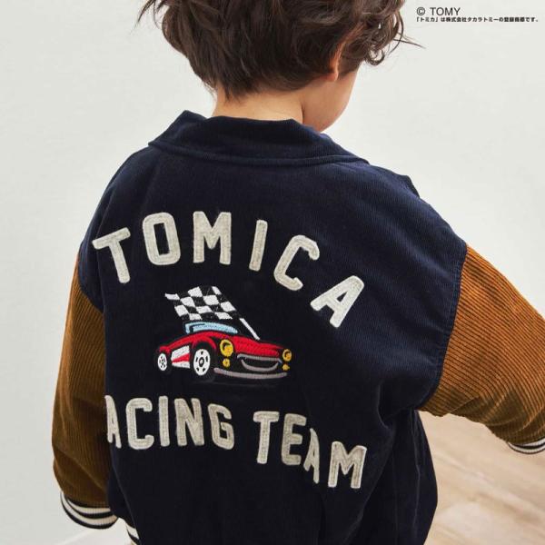 子供服t ブリーズ TOMICA×BREEZEスタジャン キッズ アウター ジャンパー ダウンジャケ...