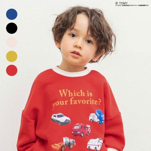 子供服t BREEZE ブリーズ TOMICA×BREEZEグラフィック トレーナー キッズ スウェ...