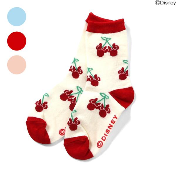 子供服 ampersand ディズニーキャラクターミニーマウスソックスキッズ ベビー 靴下 くつ下 ...