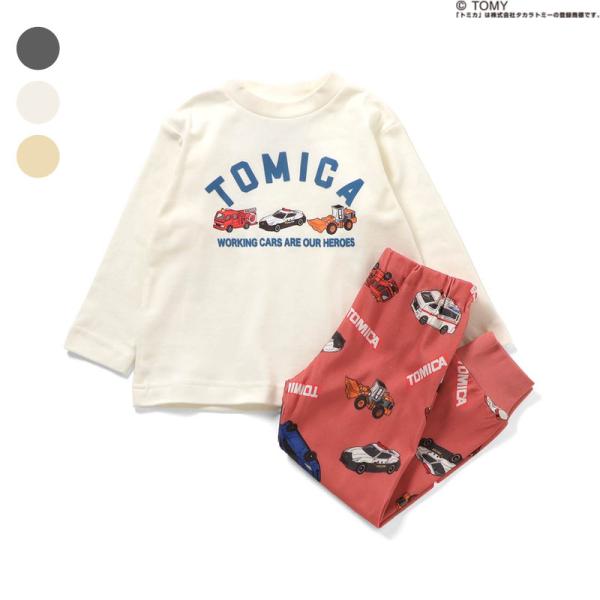 子供服t ampersand アンパサンド トミカ パジャマ セット キッズ ベビー 男の子 女の子...