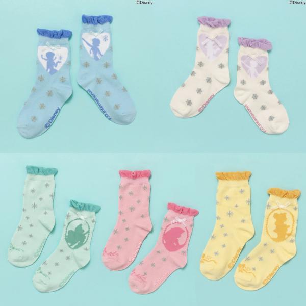 子供服 ampersand ディズニー ソックス プリンセス FROZEN キッズ 靴下 保育園 幼...