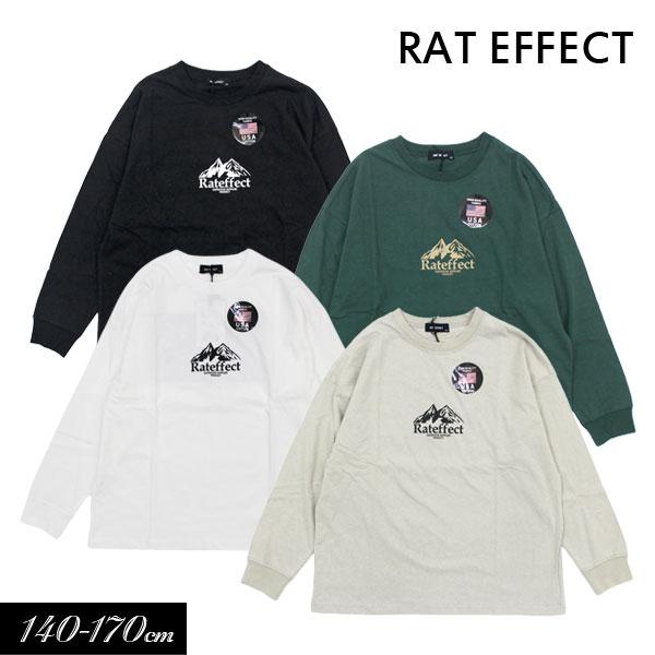 子供服 RAT EFFECT ART MOUNTAIN ロング Tシャツ キッズ 男の子 ジュニア ...