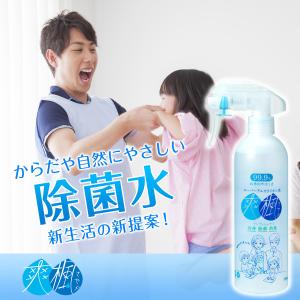 除菌スプレー　除菌水　清掃　消臭　汚れ落とし　静電気防止　アルカリイオン水　300mlの1本