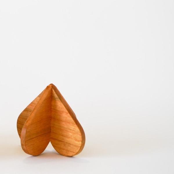 Heart組曲　ハート組木60　数珠掛け　ブレスレット掛け　組木　アメリカンチェリー　猪目　神仏具　...