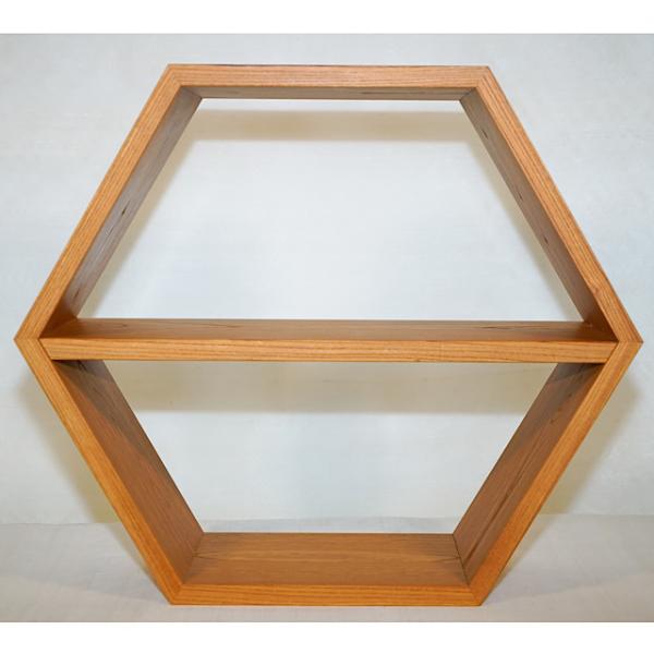 欅　六角シェルフ　愛33　社木の欅　神聖　飾り棚　ハニカム　調和　国産　伝統工芸　指物　和泉家具製作...