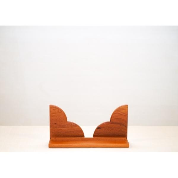 スタンド猪目翼　愛の翼　メモリアル　ハート　翼型　欅　国産　神仏具　Cool　シンプル　和モダン　和...