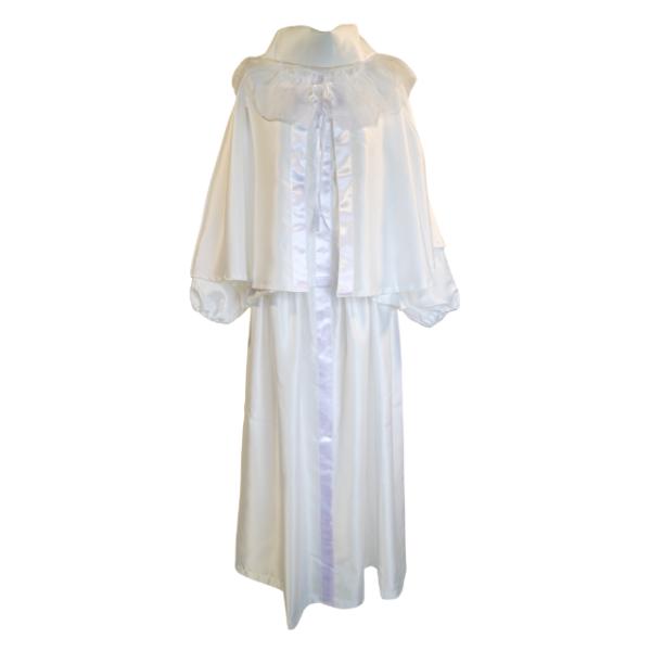 マドンナリリー　「純白」　ブラウス　スカート　ケープ　靴下　首元を優しく隠すタートルネック　サテンリ...