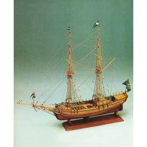 帆船模型キット ラトルスネーク 1/64 : 木製模型キットのマイクロ
