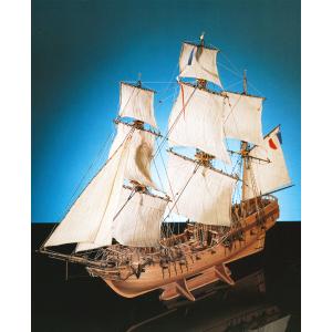 帆船模型キット ラトルスネーク 1/64 : 木製模型キットのマイクロ