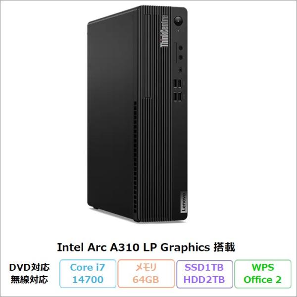 Lenovo ThinkCentre M90s Small Gen 5 デスクトップPC 12V4C...