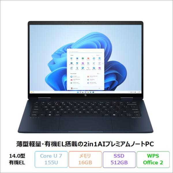 HP Envy x360 14-fc0019TU ノートPC 9W669PA#ABJ Win11 O...