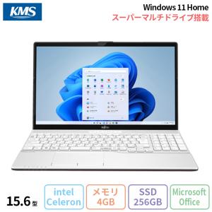 富士通 LIFEBOOK AH40/F ノートパソコン FMVA40FWJ6 Windows11 Office付き インテル Celeron メモリ4GB SSD256GB 15.6インチ 新品未使用品
