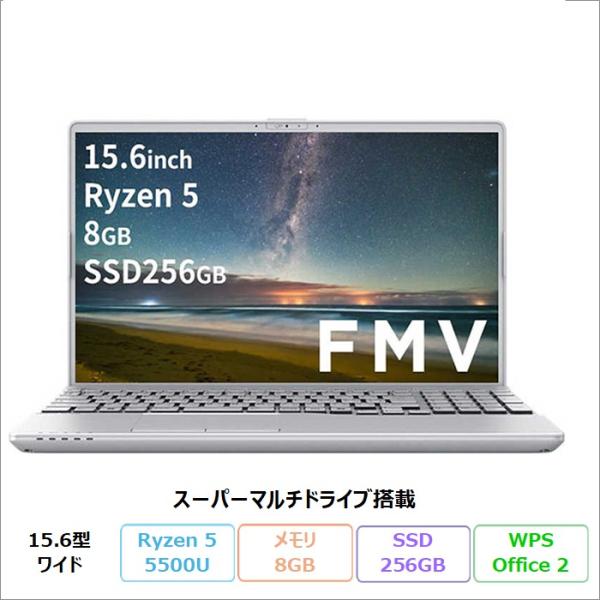 富士通 LIFEBOOK AH450/JA ノートPC FMVA450JSA Windows11 O...