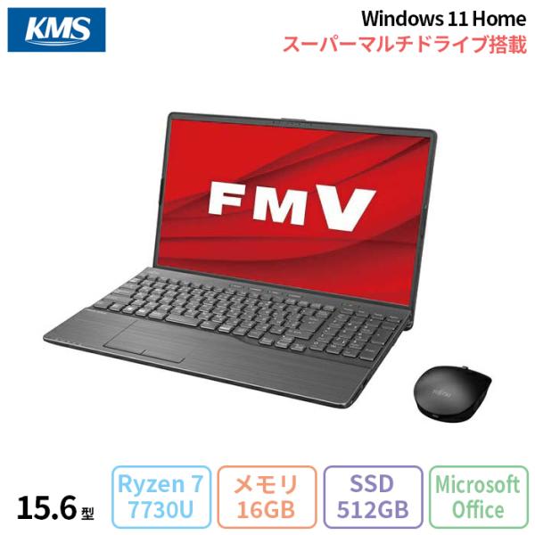富士通 LIFEBOOK AH52/H2 ノートパソコン FMVA52H2BB Windows11 ...
