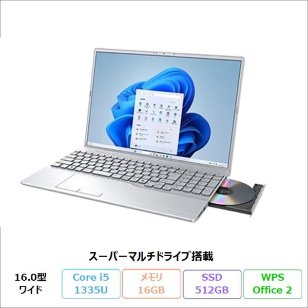 富士通 FMV A53-K3 ノートPC FMVA53K3SK Windows11 Office付 ...