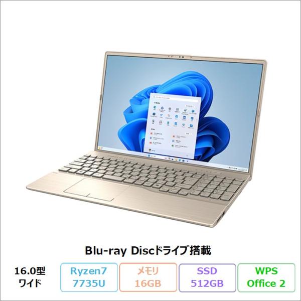 富士通 FMV A77-K3 ノートPC FMVA77K3GA Windows11 Office付 ...