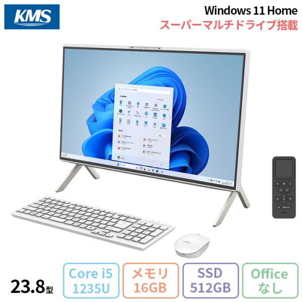 富士通 FMV F55-K1 一体型 デスクトップ パソコン FMVF55K1WA Windows1...