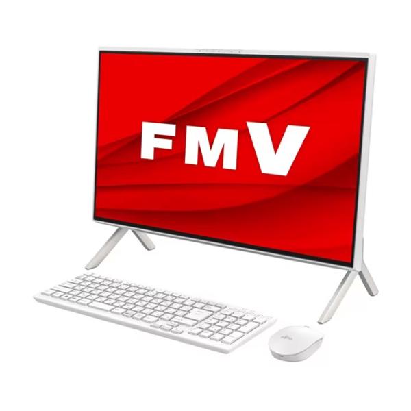 月末特価 富士通 ESPRIMO FH60/H3 AIO デスクトップパソコン FMVF60H3WC...
