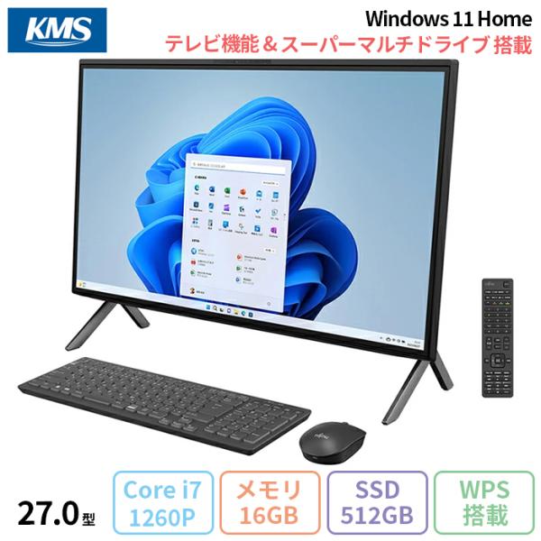 富士通 ESPRIMO WF2/H2 AIO デスクトップパソコン FMVFH02002 Win11...