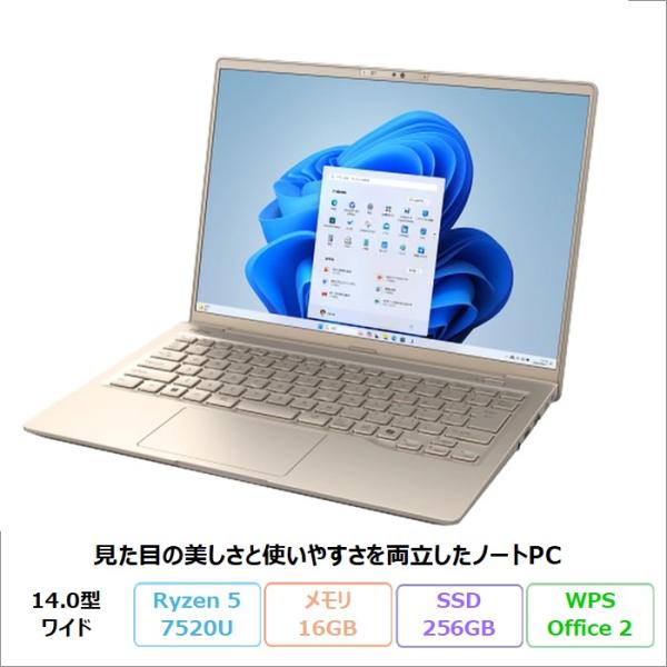 富士通 LIFEBOOK MH55/J3 ノートPC FMVM55J3G Windows11 Off...