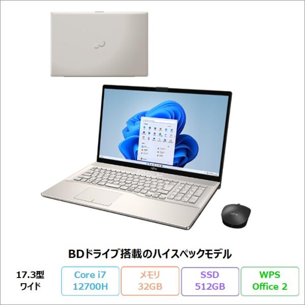 富士通 LIFEBOOK NH90/H1 ノートPC FMVN90H1GN Win11Home WP...