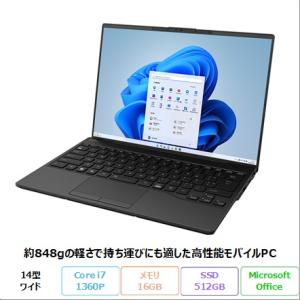富士通 LIFEBOOK UH90/H1 ノートパソコン FMVU90H1BE Windows 11...