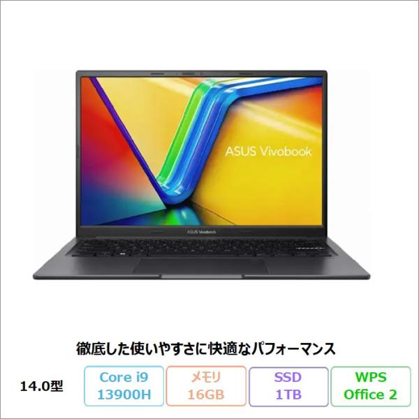 ASUS Vivobook 14X ノートPC K3405VA-LY029W Windows11 O...
