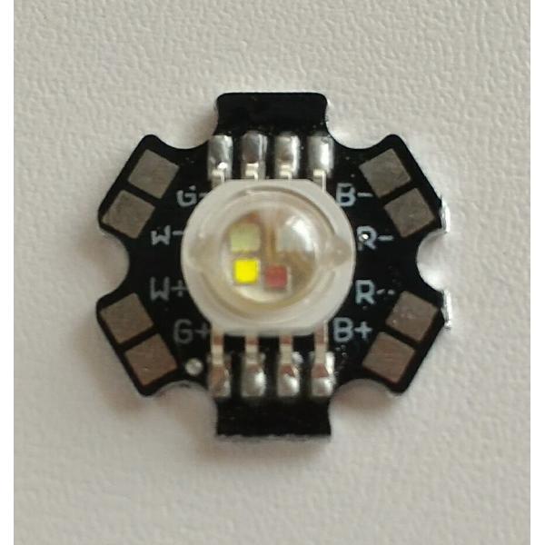 パワーRGBW-LED-12W（ヒートシンク付）