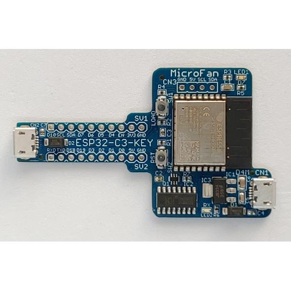 ESP32-C3-KEY-R1 (ESP32-C3-WROOM-02:RISC-V, 4M 開発ボー...