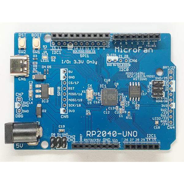 RP2040-UNO (RP2040, Dual ARM Cortex-M0+ 8MB Flash)...